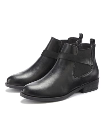 LASCANA Chelseaboots in schwarz