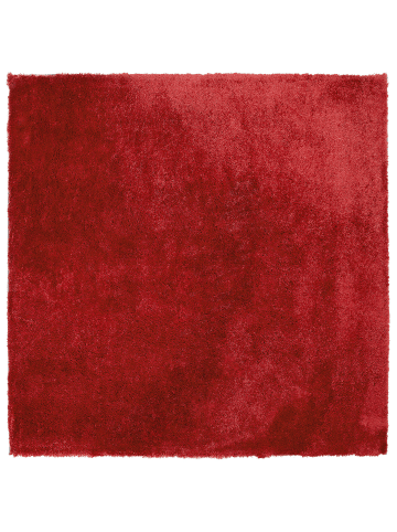 Beliani Shaggy EVREN in Rot - (W) 200 x (H) 3 x (L) 200 cm