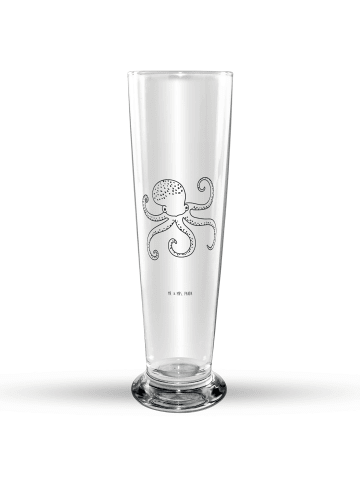 Mr. & Mrs. Panda Bierglas Tintenfisch ohne Spruch in Transparent
