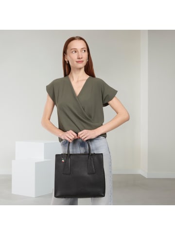 Florence Leder Handtasche Florence Tasche schwarz ca. 32cm