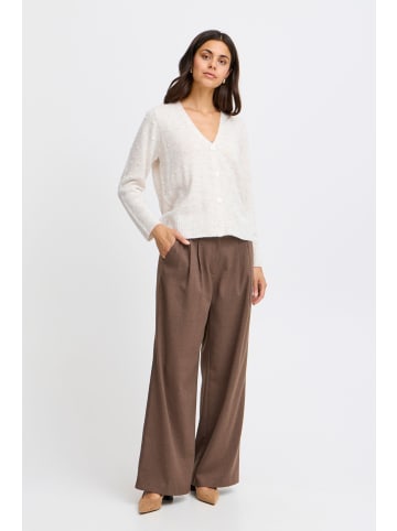 Fransa Strick-Cardigan langarm FRELISE Regular fit in Limestone melange