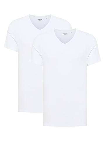 Mustang Doppelpack T-Shirt in Weiß