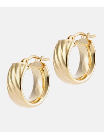 Vanlere Creolen aus 375 Gelbgold