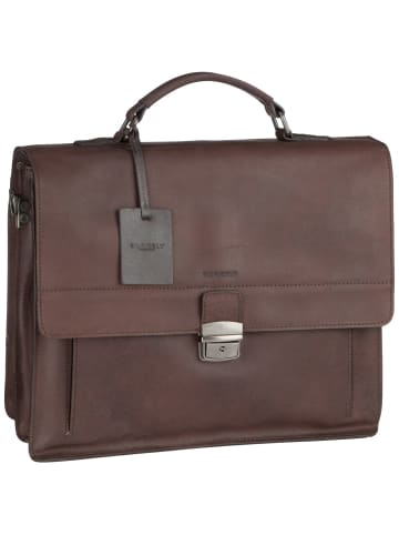 Burkely Aktentasche Vintage Scott in Dark Brown