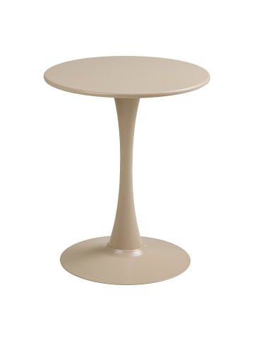 ebuy24 Cafétisch Meja Taupe 60 x 60 cm