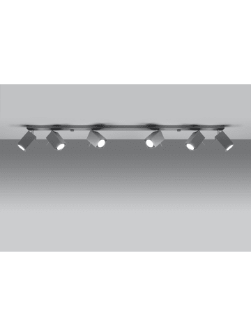 Nice Lamps Deckenleuchte TOSCANA 6L in Grau H 16