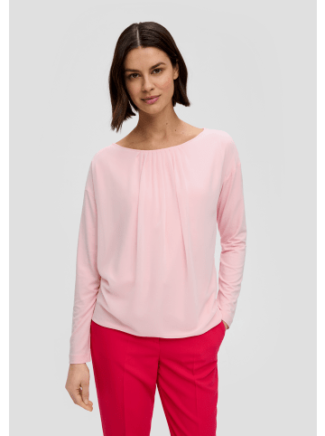 s.Oliver BLACK LABEL T-Shirt langarm in Pink