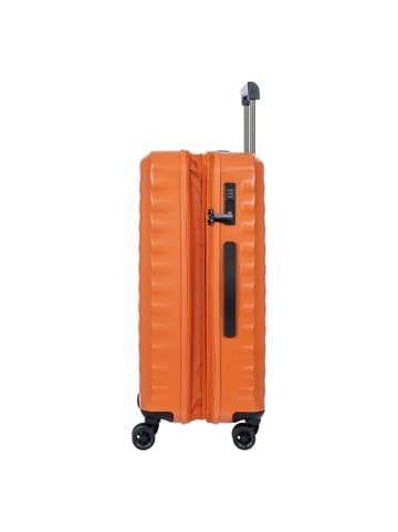 BRIC`s Nausicaa 4 Rollen Trolley L 78 cm mit Dehnfalte in orange