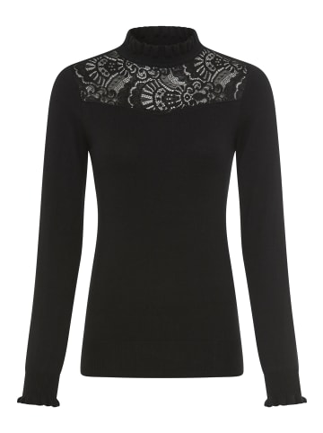 Laura Scott Stehkragenpullover in schwarz