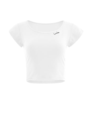 Winshape Functional Light and Soft Cropped Kurzarmshirt AET137LS in ivory