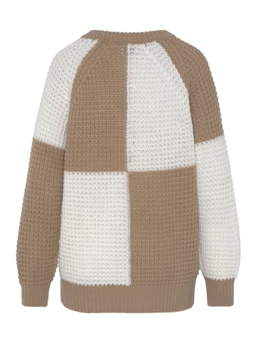 Vivance Strickpullover in creme-camelfarben