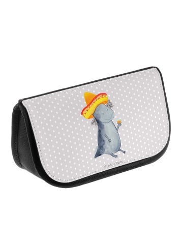 Mr. & Mrs. Panda Kulturtasche Axolotl Tequila ohne Spruch in Grau Pastell