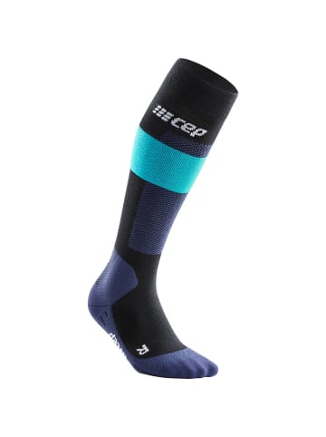 cep Ski-Socken v2 in Indigo