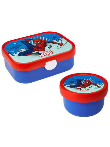 Mepal Obst- und Bentobox Spiderman Campus 300 & 750 ml blau-rot in blau-rot