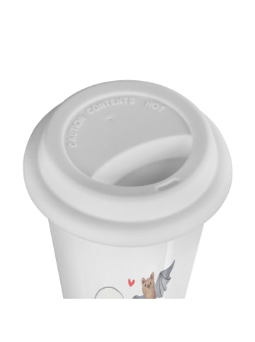 Mr. & Mrs. Panda Kaffeebecher To Go Gespenst Kaffee mit Spruch in Weiß