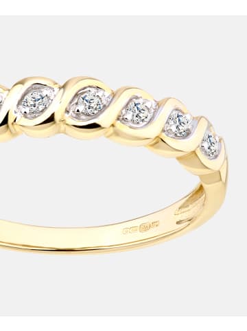 Diamant L'éternel Eternity-Ring aus 375 Gelbgold mit Diamant