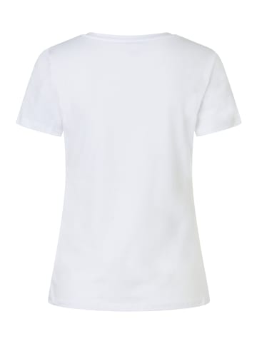 More & More Kurzarmshirt Ballon-Girl in white