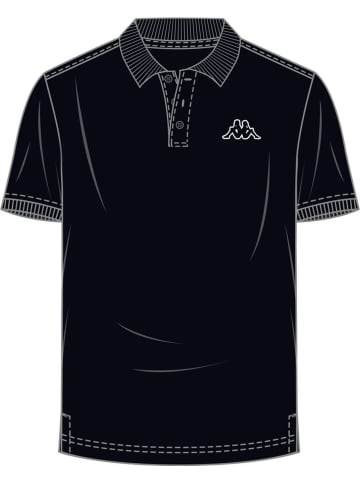 Kappa Polo "Poloshirt in großen Größen" in Schwarz