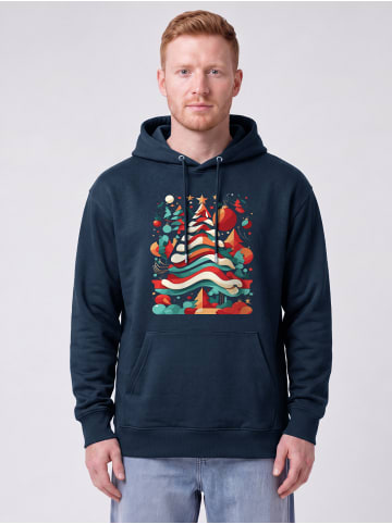 wat? Apparel Sweatshirt Christmas Tree in Dunkelblau