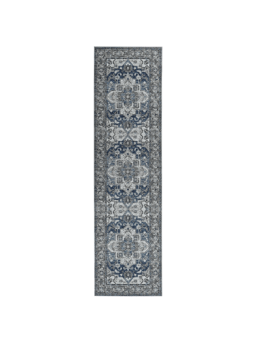 Beliani Läufer KOTTAR in Grau/Blau - (W) 80 x (H) 1 x (L) 300 cm