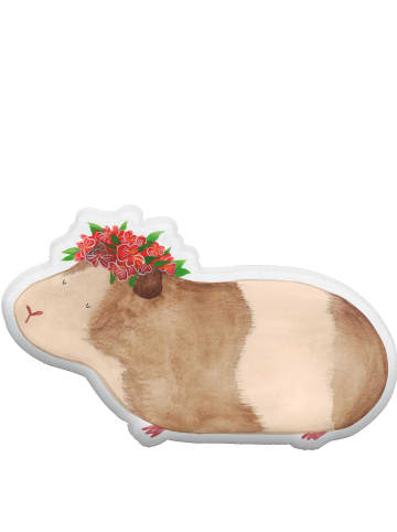 Mr. & Mrs. Panda Zierkissen Meerschweinchen Weisheit ohne Spruch in Weiß