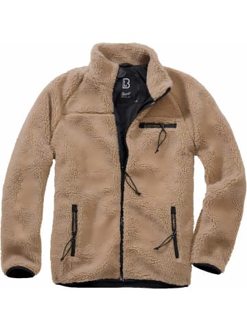 Brandit Fleecejacke/Fleecepullover "Teddyfleece Jacket" in Khaki