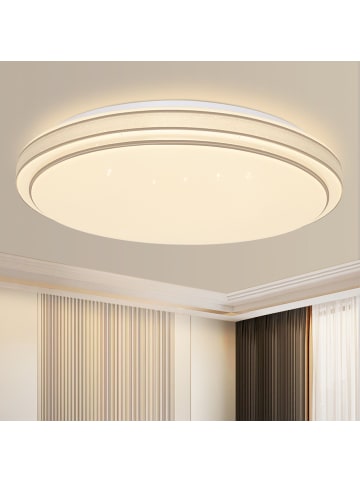 ZMH Deckenleuchte Warmweiß in Silber