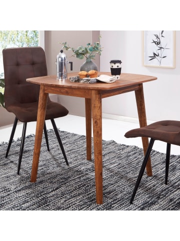 KADIMA DESIGN Esstisch | Sheesham, 80x78x80cm, Massivholz