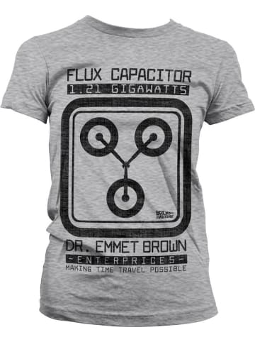 Back To The Future Shirt in Grau