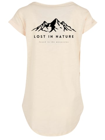 F4NT4STIC Long Cut T-Shirt Lost in nature in Whitesand