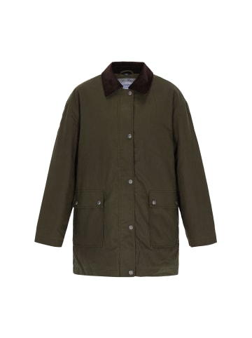 DreiMaster Women Coat in dark olive