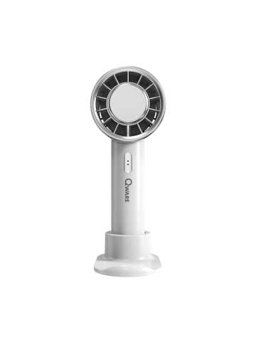 COFI 1453 Qware Tragbarer Mini-Ventilator mit Kältemodus tragbarer Ventilator in Weiß