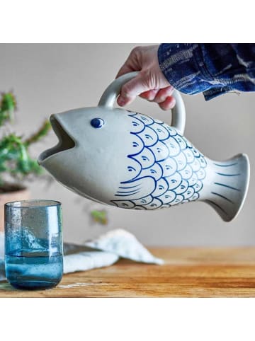 Bloomingville Krug EIMY Kanne in FISCH Form Kanne