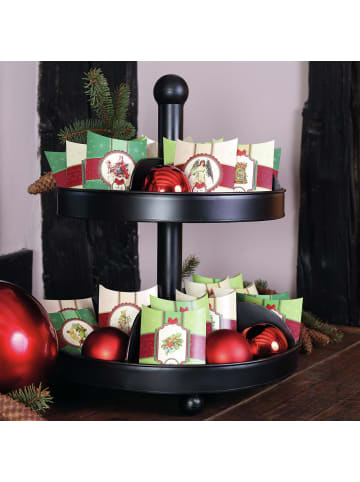 ROTH Adventskalender zum Befüllen - 24 Kissenverpackungen in Bunt