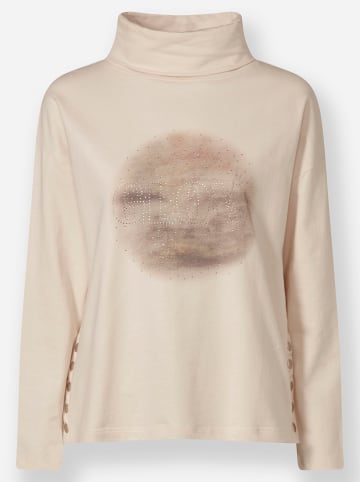 Heine Sweatshirt in elfenbein-khaki-bedruckt