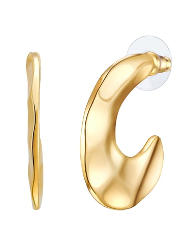 Yokoamii Ohrhänger Metall-Legierung in gelbgold