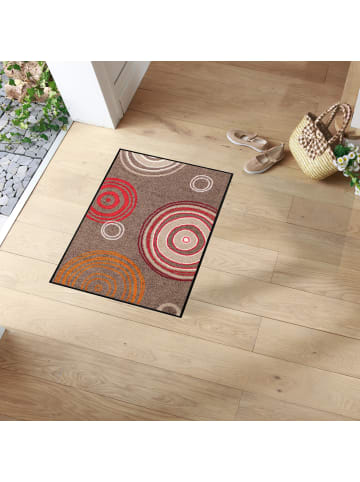 Erwin Müller Fußmatte Kaiserslautern in braun/rot