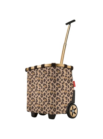 Reisenthel carrycruiser - Einkaufstrolley 47.5 cm (twist maroon) in frame leo macchiato