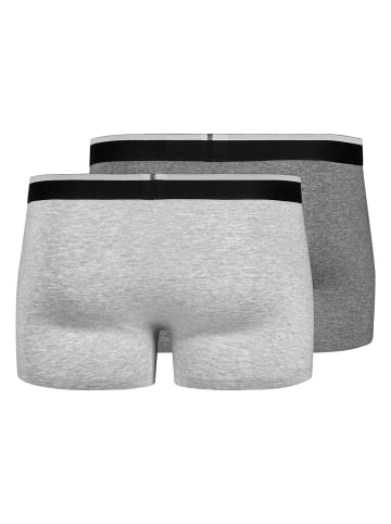 Skiny 2er Pack Trunks Cotton Multipack in Grau