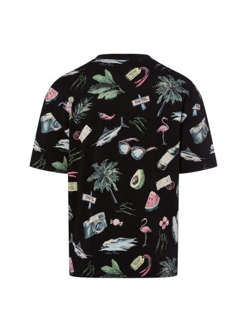 Nils Sundström T-Shirt in schwarz mehrfarbig - 0005