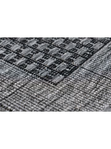 Kayoom Kurzflor Teppich Indonesia in silber - rechteckig