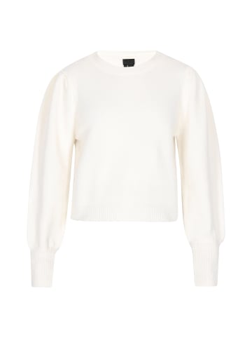 DreiMaster Klassik Pullover in Wollweiss