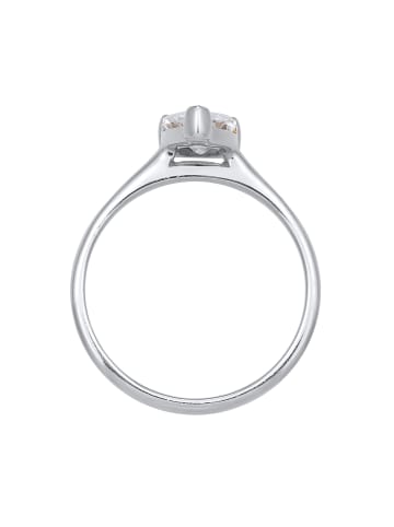 Elli Ring 925 Sterling Silber Cocktailring, Tropfen in Silber