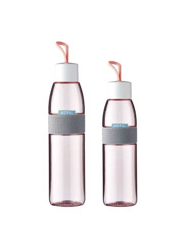 Mepal 2er Set Trinkflaschen ELLIPSE 500 ml & 700 ml in Nordic Pink