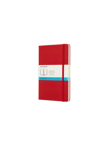 Moleskine Notizbuch mit festem Einband, 70g-Papier Punktraster "Classic" in Scharlachrot