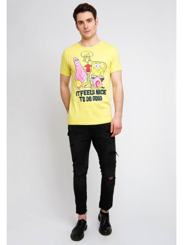 Logoshirt T-Shirt Spongebob in kanariengelb