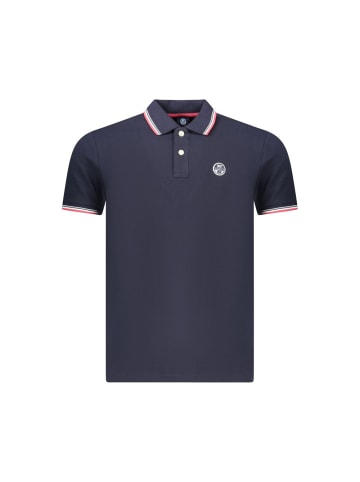 North Sails Blau Baumwolle Herren Polo Hemd