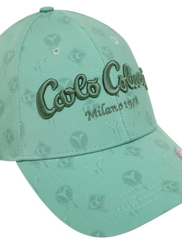 Carlo Colucci Baseball Cap Dengel in Grün