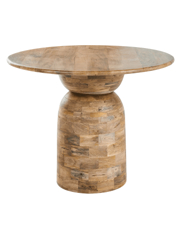 Beliani Esszimmertisch MURTLE in Braun - (W) 110 x (H) 77 x (L) 110 cm