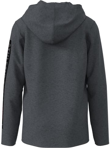 Kangaroos Kapuzenshirt in anthrazit meliert